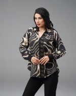شومیز مجلسی جلو بسته نگین خور - Image 2