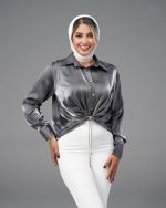 شومیز مجلسی جلو دراپه