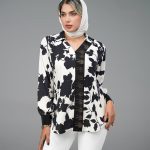 شومیز مجلسی جلو بسته نگین خور